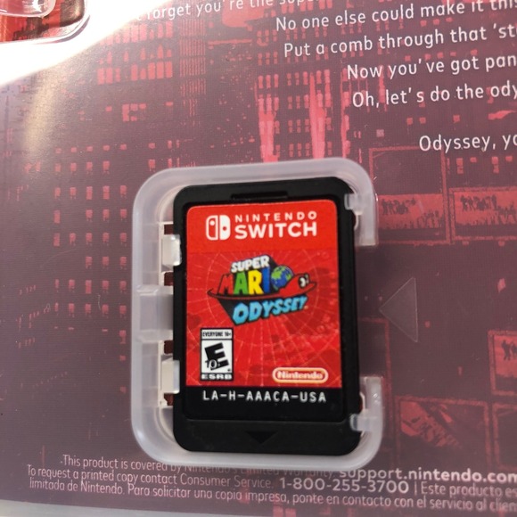 Super Mario Odyssey Nintendo Switch Video Game Complete Tested Works - Picture 4 of 4